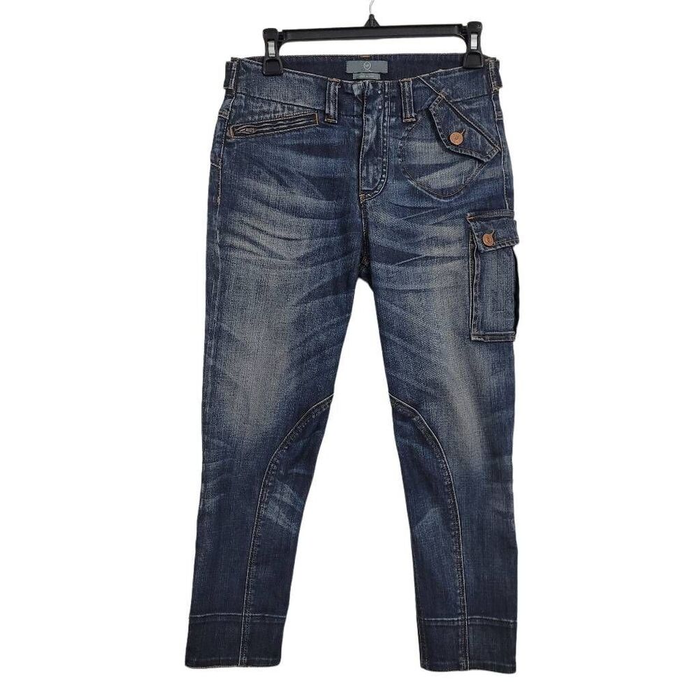 MCQ‎ Alexander McQueen Moto Cargo Skinny Ankle Jeans Size 40 US 4-6 Designer